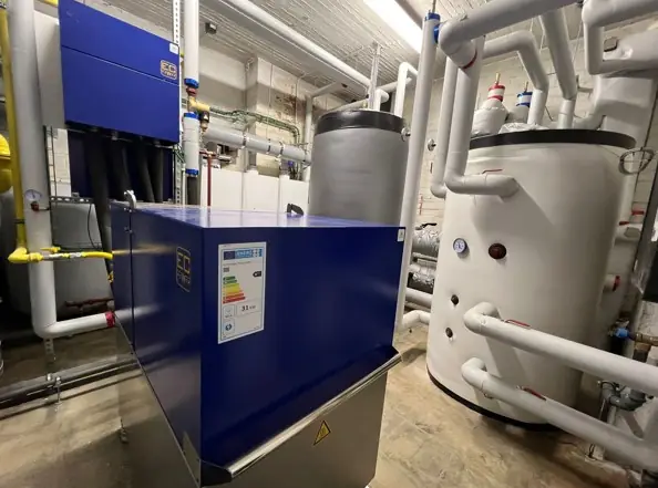 Modules de cogénération installés en chaufferie